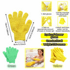 4-Pack SpaGlow Exfoliating Bath Gloves - Image 6