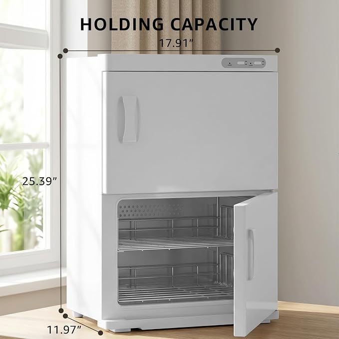 TABU Hot Towel Warmer Cabinet, 46L Extra Large Professional Towel Heater - Image 2