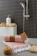 Hand Towels - Set of 2, Decorative Peshtemal Cotton Hand Towels - Image 8