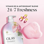 Olay Body Wash for Women, Fresh Radiance, 24/7 Skin-Loving Freshness, Visibly - Image 3