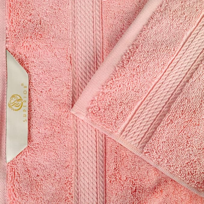 Superior Egyptian Cotton Pile Face Towel/Washcloth Set of 6, Ultra Soft Luxury - Image 6