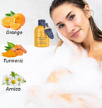 Nutritious Bubble Bath Long Lasting Foam Turmeric Orange Arnica Essential Oil - Image 4