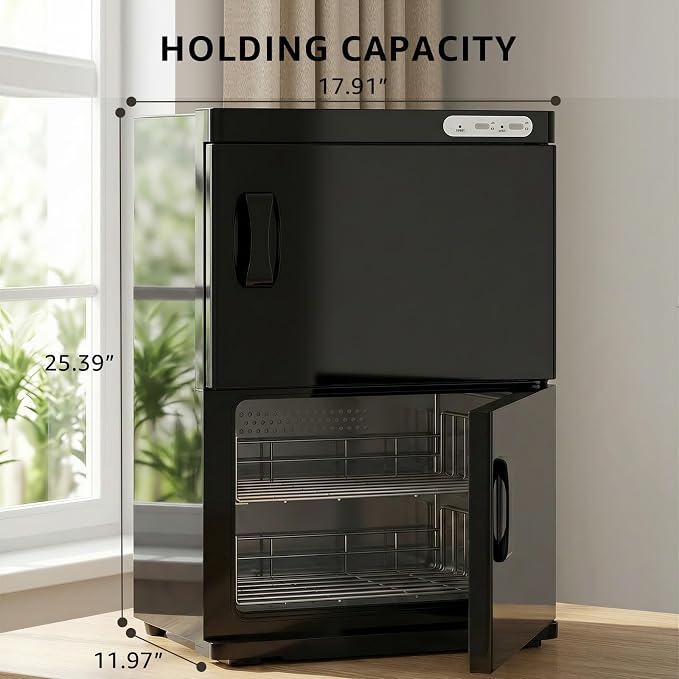 TABU 46L Hot Towel Warmer Cabinet, Extra Large Professional Towel Heater - Image 2