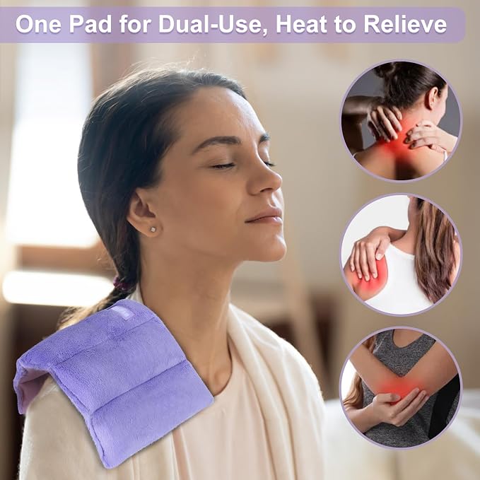 SuzziPad Heating Pad Microwavable, 6.5x12” Reusable Heat Pads - Image 2
