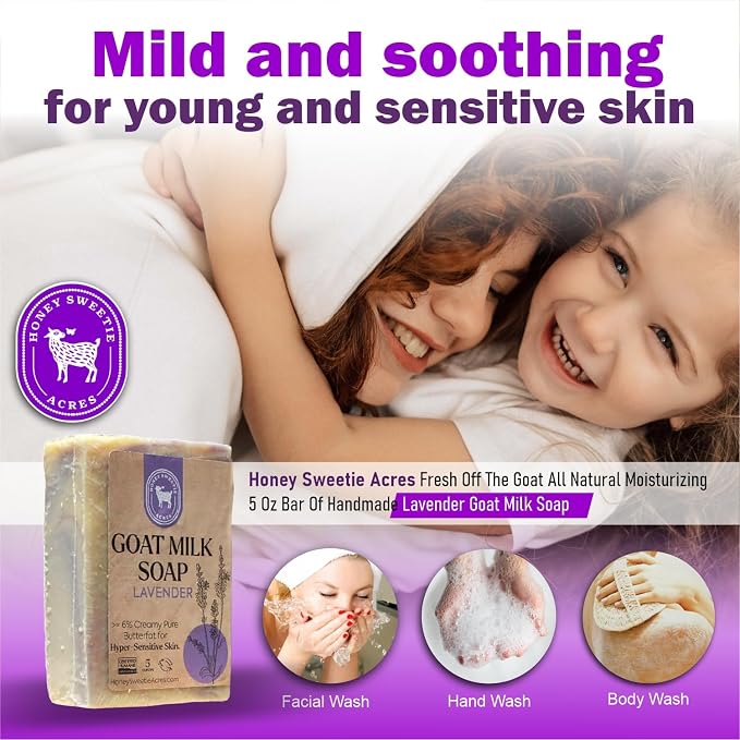 Honey Sweetie Acres Lavender Goat Milk Soap - Image 7