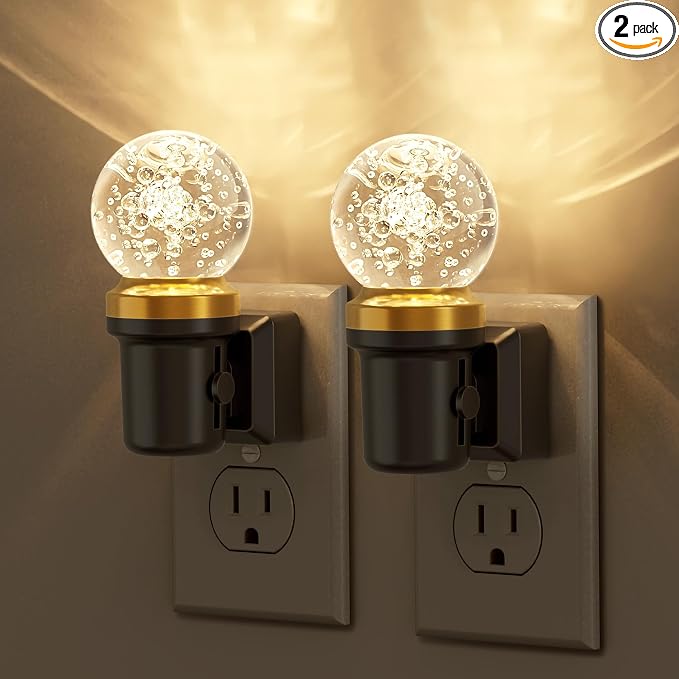 JandCase Night Lights Plug into Wall, 2 Pack Dimmable Night Light Pulg in by JandCase