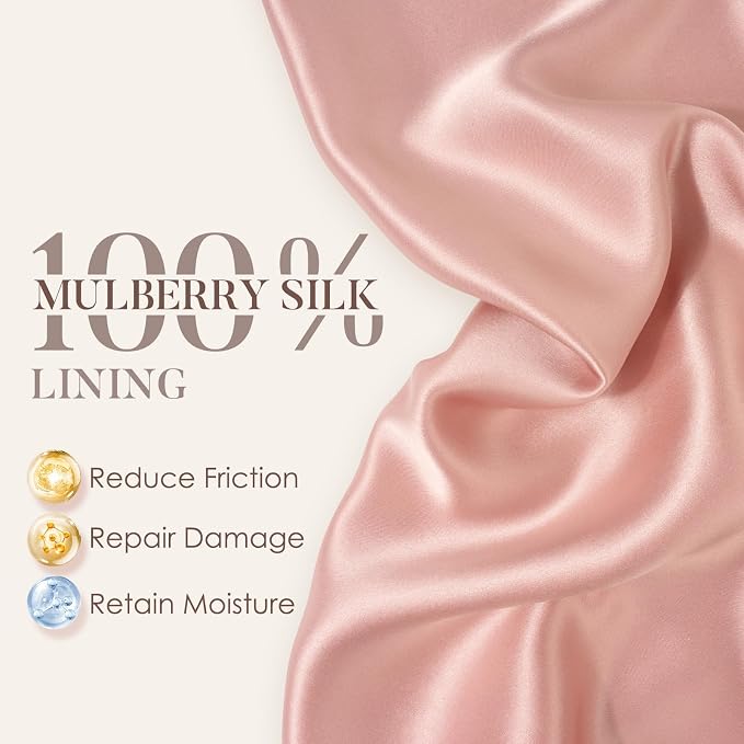 LULUSILK Mulberry Silk Bonnet for Sleeping Women, No More Frizzy Tangled Hair - Image 2