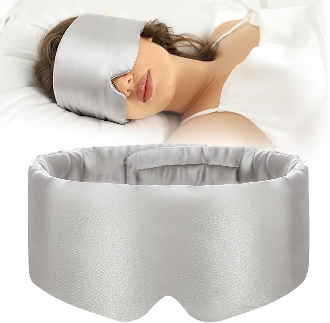 SECZIPE 100% Mulberry Silk Sleep Mask Eye Mask by SECZIPE