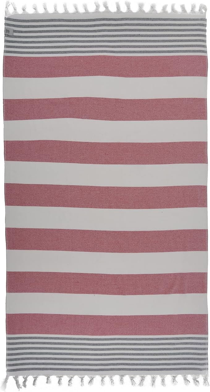 Beach Towel | Cotton Beach Towels, Sand Free, Highly Absorbent, Quick Dry by LA%60HAMMAMFINELIVING