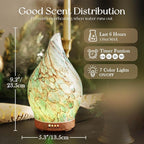 Porseme 150ml Glass Essential Oil Diffuser Aromatherapy Ultrasonic Cool Mist - Image 3