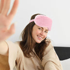 2 Pcs Plush Fluffy Eye Mask Soft Sleeping Blindfold Eye Cover Comfortable Furry - Image 4