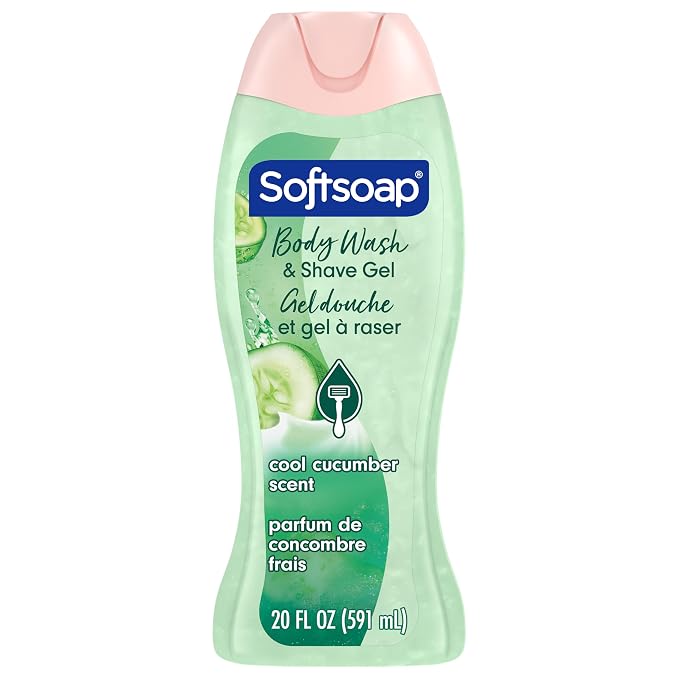 Softsoap Moisturizing Body Wash and Shave Gel, by Home