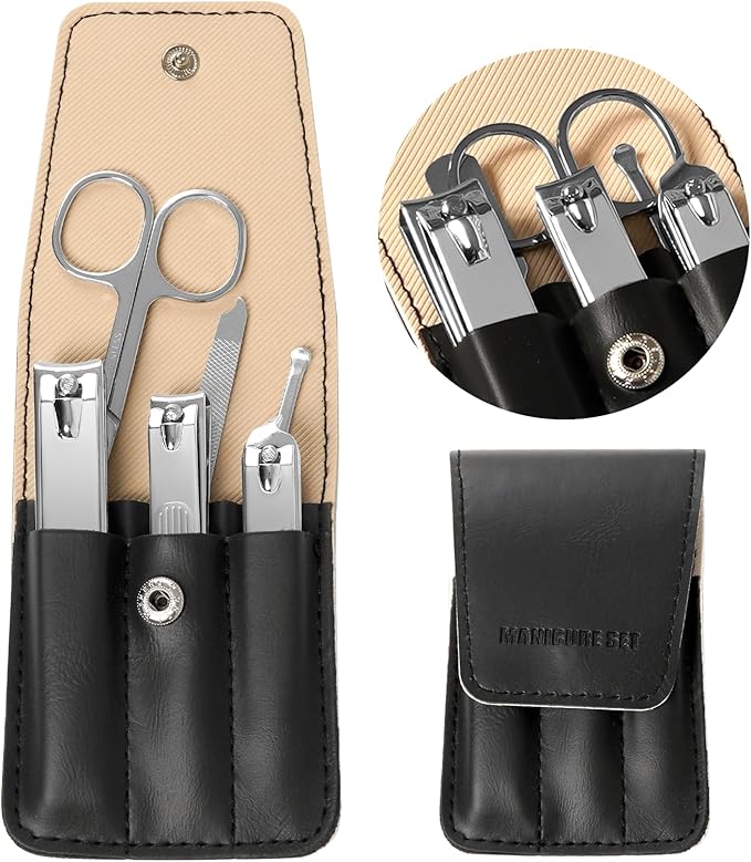 Premium Stainless Steel Nail Clippers Set by Unknown