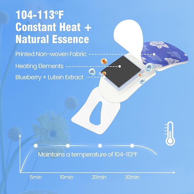 18 Packs Steam Eye Mask Self Heating Heated Eye Mask - Image 5