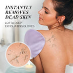 LOTTA Exfoliating Gloves 2Pcs Deep Exfoliation Mitt of 150D Shower Body Scrub - Image 3