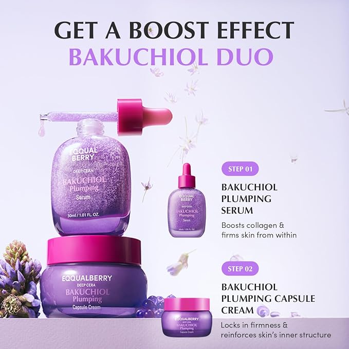 EQQUALBERRY Bakuchiol Plumping Face Serum - Image 7