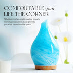 Porseme 280ml Essential Oil Diffuser Glass Color Changing Aroma Air Diffusers - Image 4