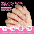 UNA GELLA Long Stiletto Gel Nail Tips: 216pcs Halloween Stiletto Almond Fake - Image 3