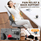 3-in-1 Electric Lumbar Support Pillow, Triple Fusion Back Massager - Image 7