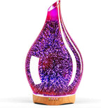 Porseme 280ml Essential Oil Diffuser, 3D Glass Aromatherapy Diffusor, by Porseme
