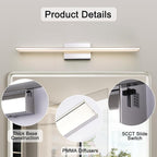 LED Modern Bathroom Vanity Light Fixtures 24W Dimmable 5CCT LED Vanity Light - Image 5
