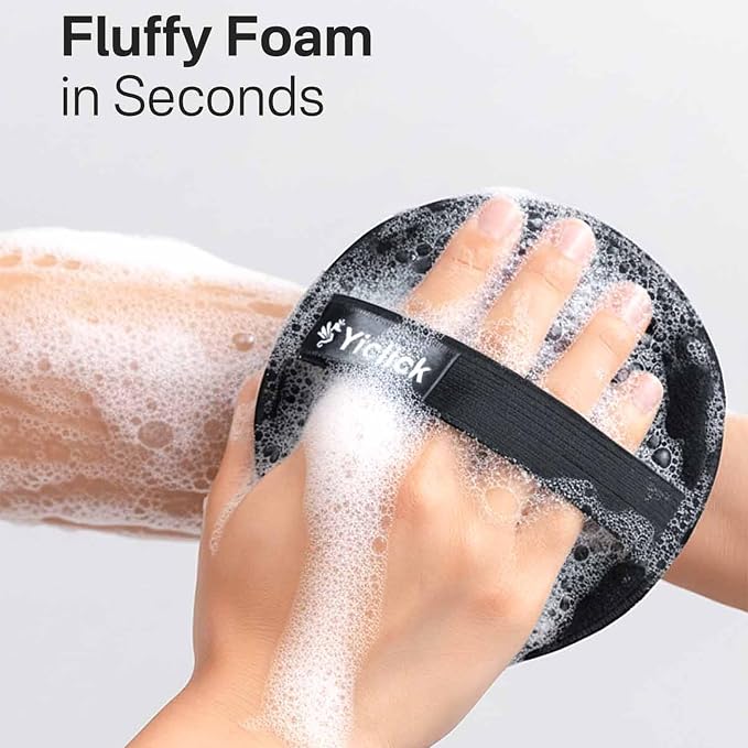 Yiclick Exfoliating Body Scrubber, Body Exfoliator Scrubber, Exfoliating Sponge - Image 5