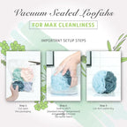 Spongentle Shower Loofah Bath Sponge, Body Scrubber - Image 6