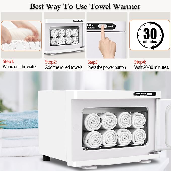 Salon Señor Small Towel Warmer, Hot towel Cabinet - Image 5