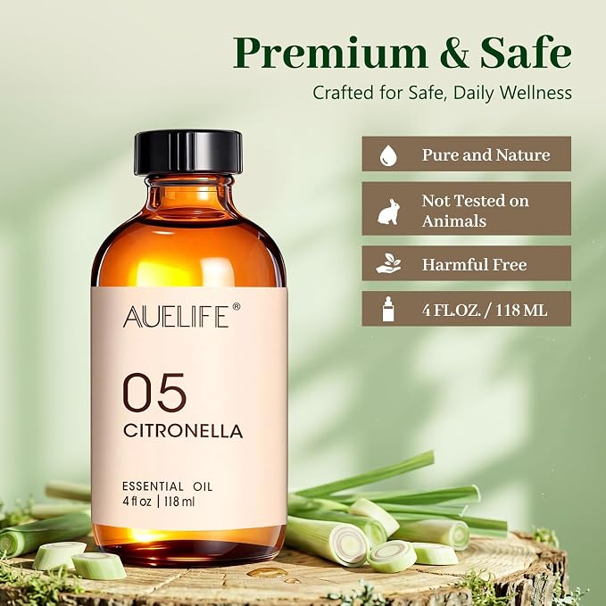 Citronella Essential Oil – 4 Fl Oz Citronella Oil - Image 3