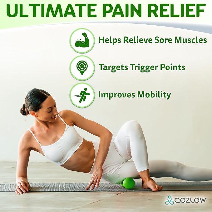 COZLOW Double Lacrosse Silicone Massage Ball - Image 2