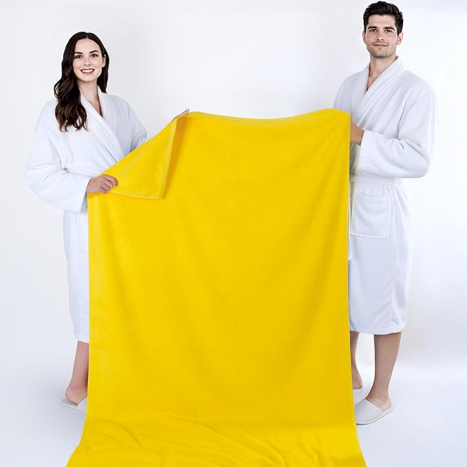 Cotton Paradise 100% Cotton 40x80 Oversized Bath Sheet, Extra Large Turkish - Image 5