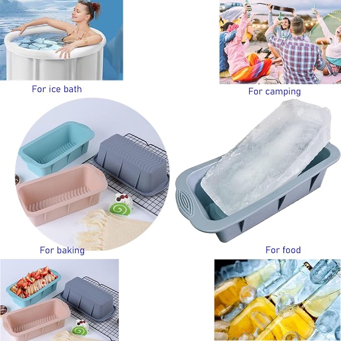 5Pcs Extra Large Ice Block Mold, Big Ice Cube Molds - Image 4