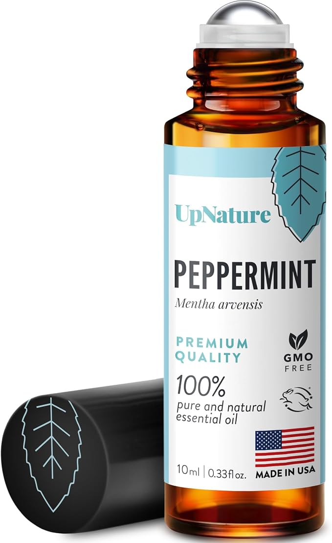 UpNature Peppermint Oil Roll On – 100% Natural Nausea & Morning Sickness Relief by UpNature