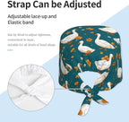 Alligator Ice Cream Working Cap, Scrub Cap - Image 4