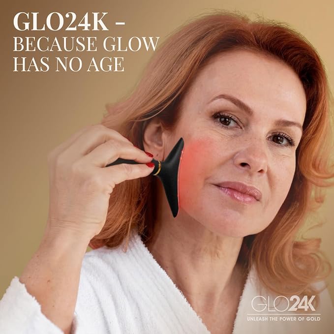GLO24K 7 Color Beauty Device – Triple LED Action & Vibration Technology Facial - Image 7