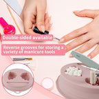 Silicone Hand Soaking Bowl for Nail Art & Manicures – Foldable, Dual Hand Spa - Image 3