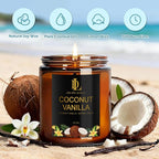 Scented Candles Set, 4 Pack Soy Candles - Image 2