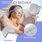 Cutecrop 12 Pcs Silk Sleep Masks Soft Satin Eye Masks - Image 3