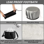 Foot Bath Basin 30L Collapsible Bucket, Portable Foot Soak Tub Feet Soaking - Image 5