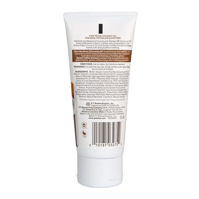 Palmer's Coconut Oil Formula Moisturizing Hand Cream, 3.4 Ounce - Image 2