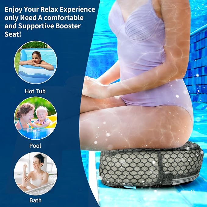 Hot Tub Booster Seat, Weighted SPA Booster Seat Cushion - Image 4