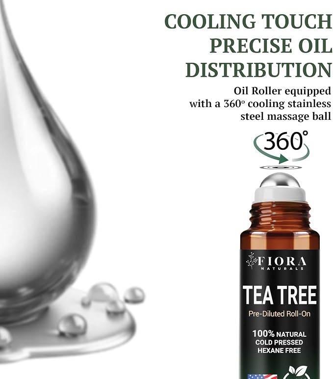 Fiora Naturals Tea Tree Oil Roll On - Image 2