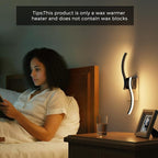 L LOHAS LED Night Light, 2 Pack Night Lights Plug into Wall, Modern Wall Sconces - Image 5