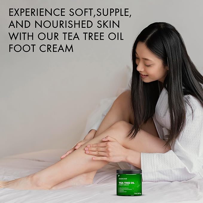 Majestic Pure Tea Tree Oil Foot Cream, Warming Cream - Image 5