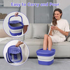 Collapsible Foot Spa with Heat and Remote, Heated Foot Bath Massager with Timer - Image 6