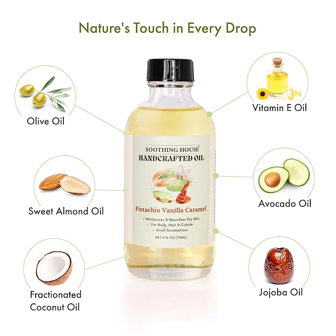 Pistachio Vanilla Caramel Body Oil - Image 7