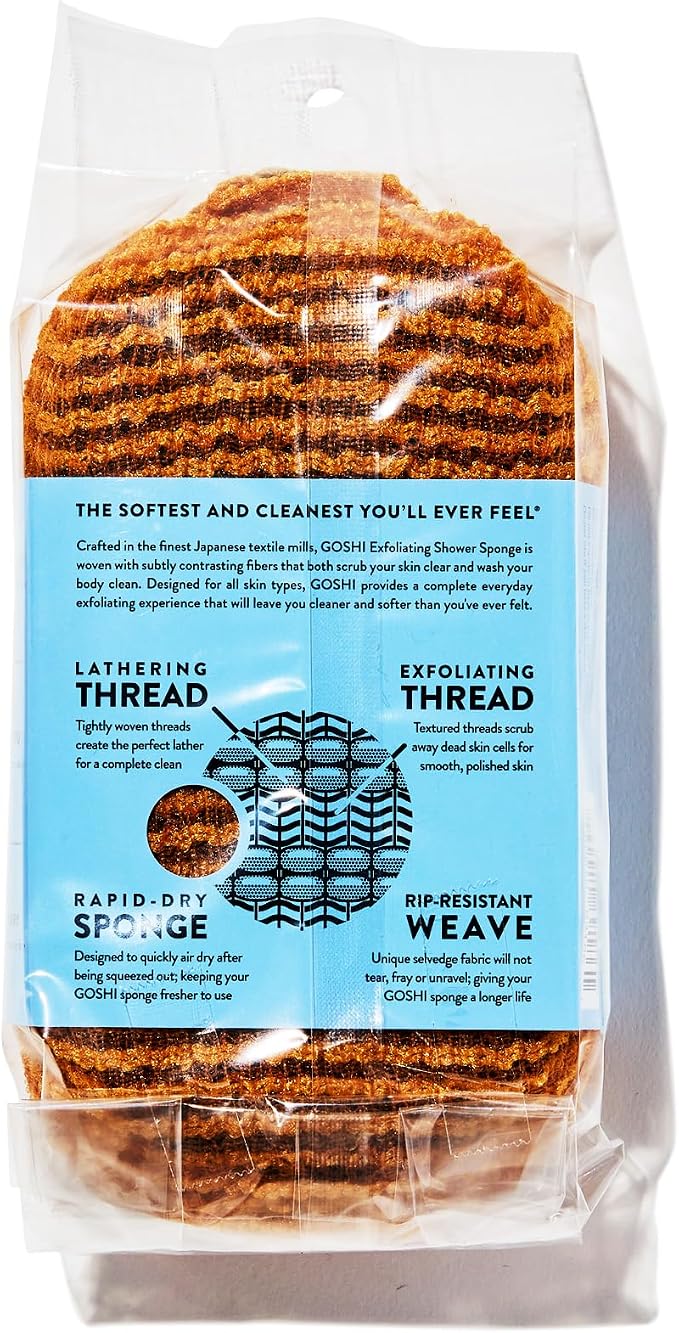 GOSHI Exfoliating Shower Sponge - Image 2