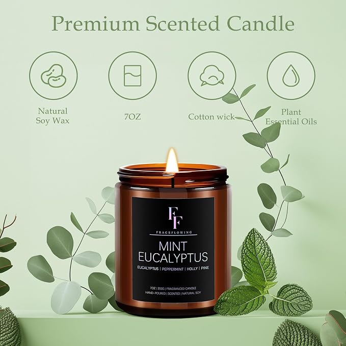 Scented Candles Set, Soy Wax Candles 6 Pack 42 Oz Aromatherapy Candles Gift Set - Image 5