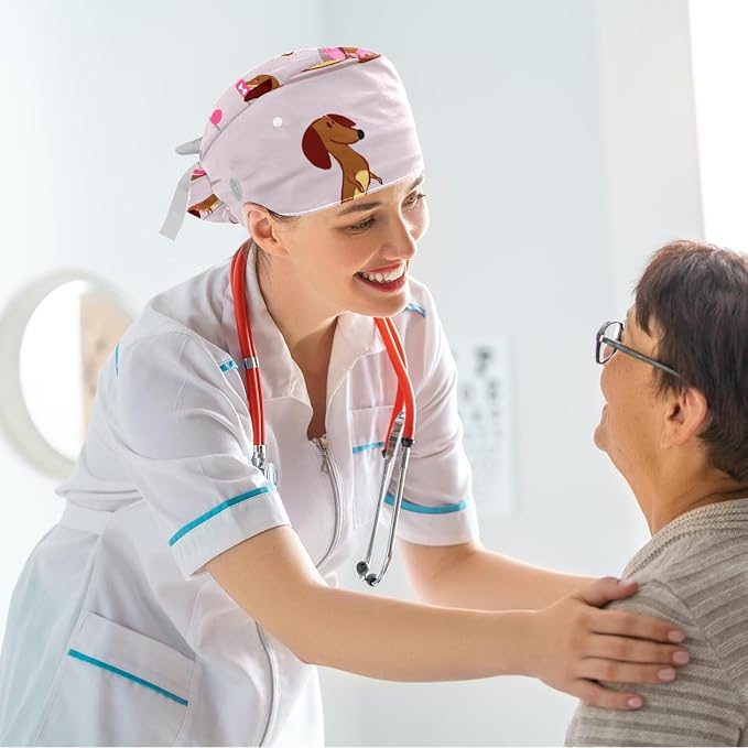 Ethnic Aztec Pattern Adjustable Scrub Cap Hat - Image 6