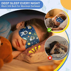Kids Silk Sleep Mask: 100% Mulberry Silk Eye Mask - Image 4